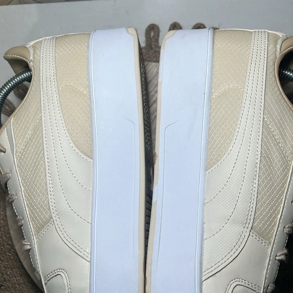 PUMA Carina Street Better Platform Sneakers Cream & White Casual‎ Comfy Leather